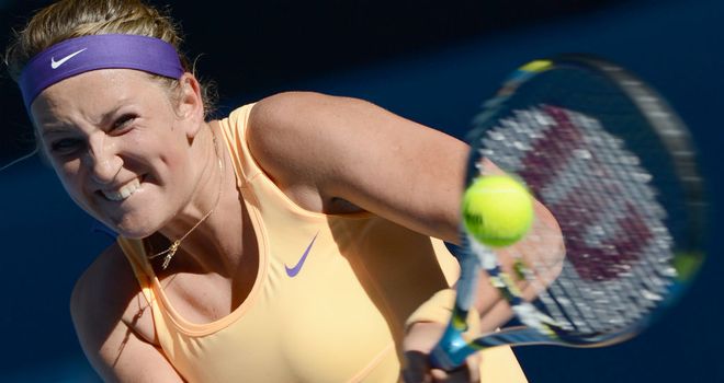 Victoria Azarenka: Under fire following her semi-final win over Sloane Stephens