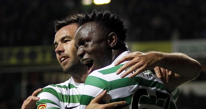 Victor Wanyama: Scored in front of Sir Alex Ferguson on Tuesday