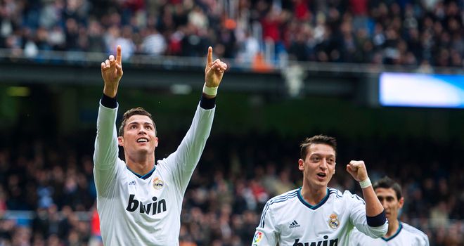 Ronaldo celebrates against Getafe