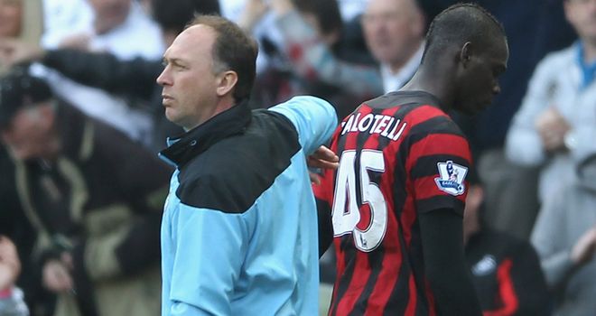David Platt: Believes Mario Balotelli will remain at Manchester City