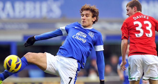 Everton striker Nikica Jelavic has struggled to find the net of late