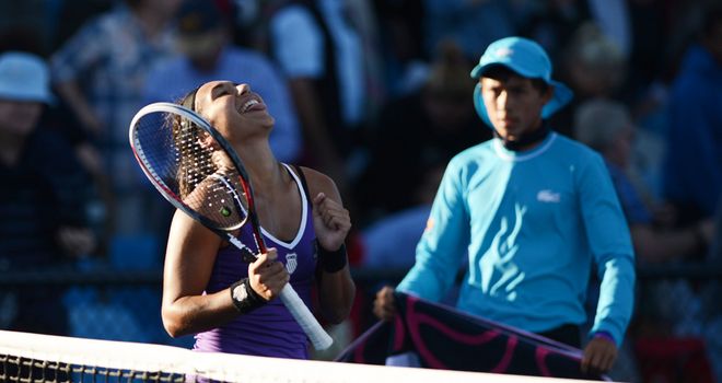 Heather Watson: Came from a set and a break down