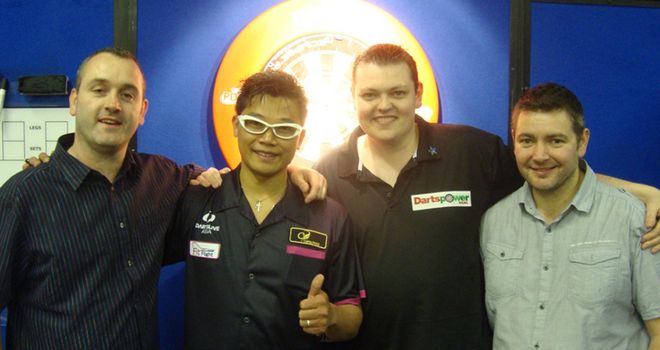 Joey Palfreyman, Royden Lam, Kevin McDine and Steve Coote