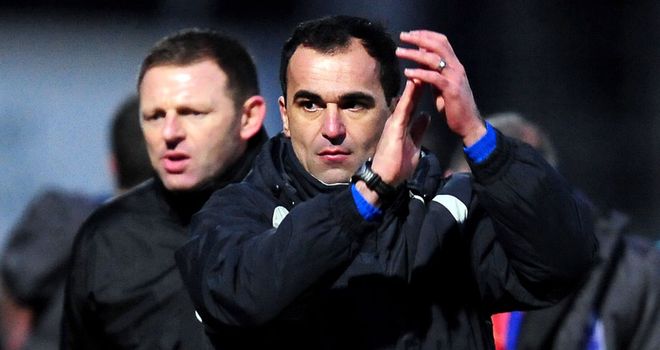 Roberto Martinez: Hoping to steer Wigan to Premier League safety