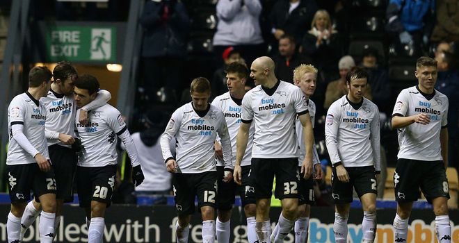 Mason Bennett celebrates with team-mates