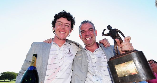 Rory McIlroy: Wants McGinley as Europe skipper