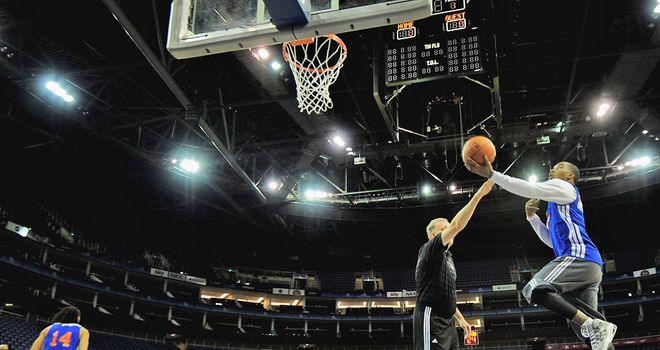NBA comes to to the O2 this evening when the Knicks take on the Pistons