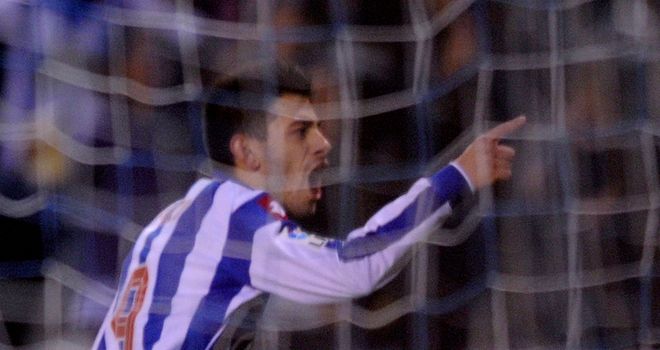 Pizzi celebrates his winning goal
