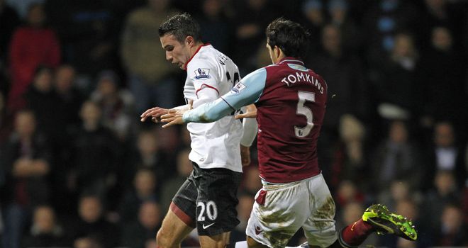 Robin van Persie: Manchester United striker has an impressive record against West Ham