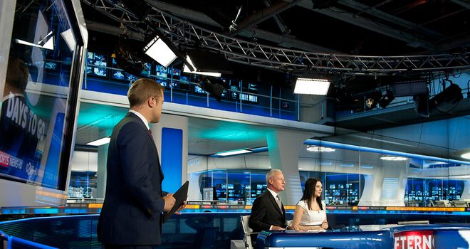 Sky Sports News HD: a hive of activity on Deadline Day