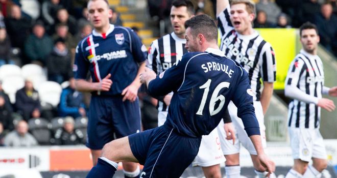 Ivan Sproule: Scored twice on his debut after move from Hibernian