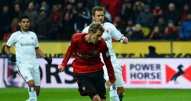 Stefan Kiessling scores for the hosts