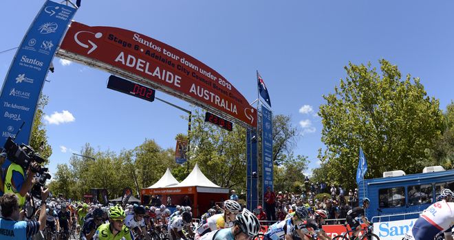 The first stage of the Santos Tour Down Under could be cancelled