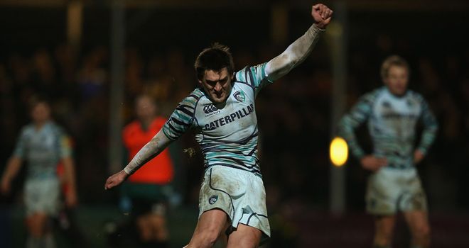 Toby Flood in action against Worcester last Friday