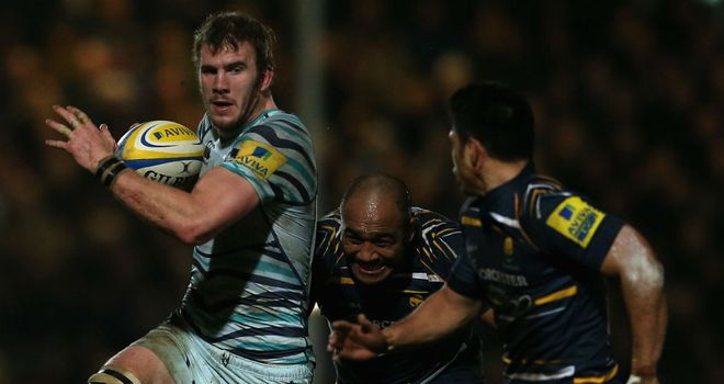 Tom Croft in action against Worcester on Friday night