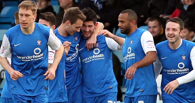 York City: Celebrate Charlie Lee's own goal at Gillingham