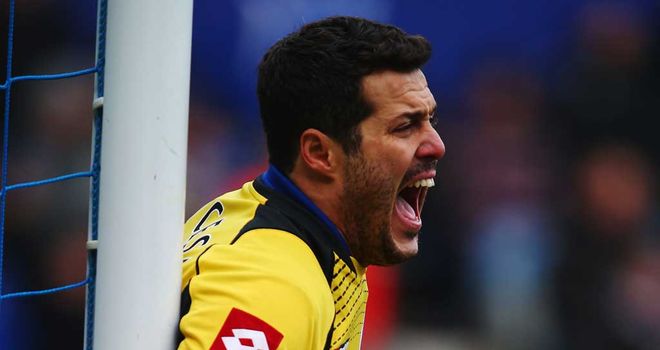 Julio Cesar: One of his best games for QPR in the 0-0 draw with Tottenham