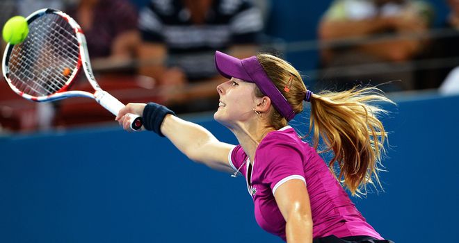 Alize Cornet: Safely into round two in Bogota