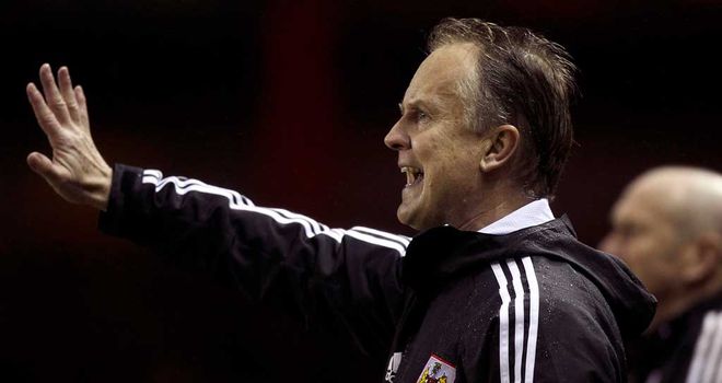 Sean O'Driscoll: Satisfied with Bristol City's performance at Selhurst Park.
