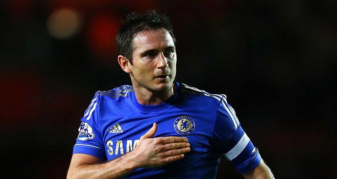 Frank Lampard: Shows his feeling in Chelsea's win at Southampton