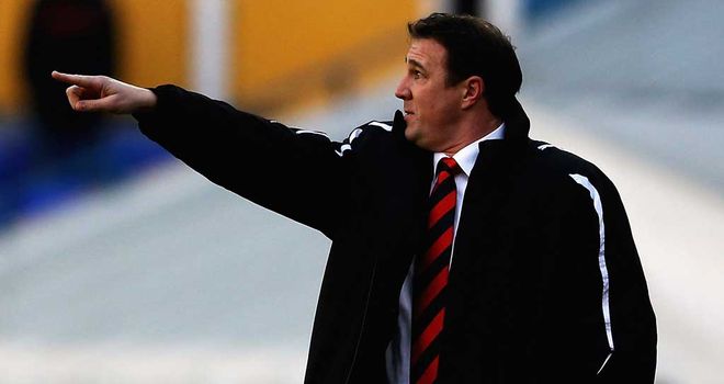 Malky Mackay: Takes his high-flying Bluebirds to Blackpool