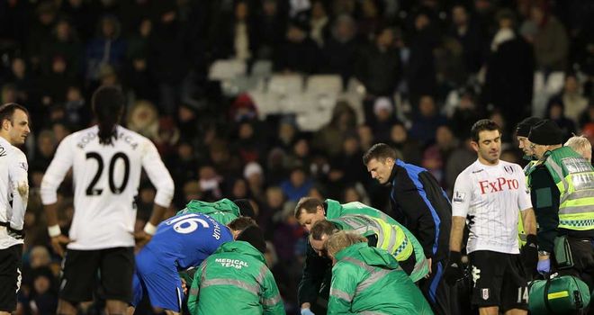 Ivan Ramis: Wigan defender is stretchered off at Craven Cottage