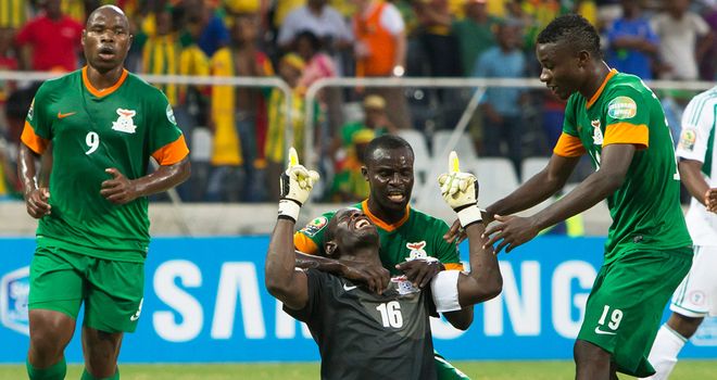 Kennedy Mweene: Scored from the spot to rescue Zambia
