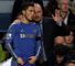 Rafa Benitez and Eden Hazard on the Chelsea touchline