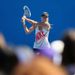 Maria Sharapova practices ahead of her semi-final clash on Thursday