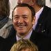 Film star Kevin Spacey was clearly enjoying the action.
