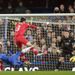 Demba Ba fires Chelsea into the lead against the Saints with this strike
