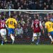 Rickie Lambert scores from the spot as Southampton seize the initiative at Aston Villa