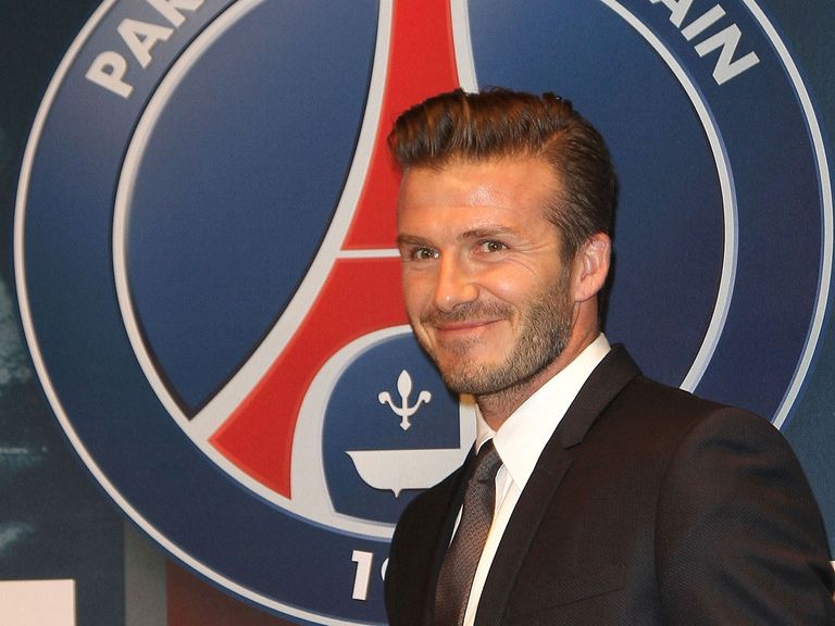 Beckham is looking to emulate his former team-mates
