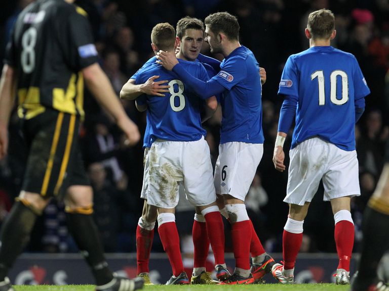 Rangers are playing in Division Three