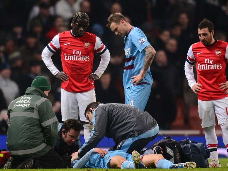 Daniel Potts: Suffered an injury at the Emirates Stadium