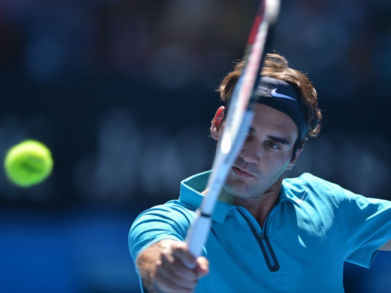 Roger Federer is chasing his fifth title in Melbourne