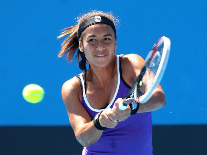 Watson saved three match points as she came from a set down to reach the last 32.