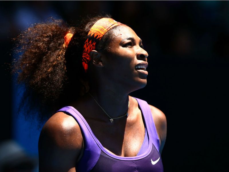 Serena Williams was expected to reach the semi-finals with ease...