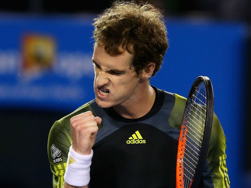Murray took control of the fourth set as he went a break up.
