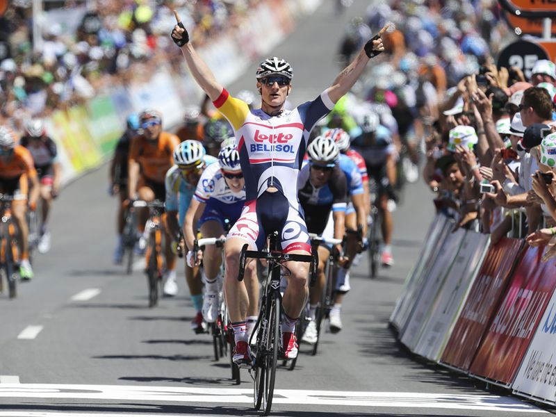 ...Taking his 12th career stage victory in the race
