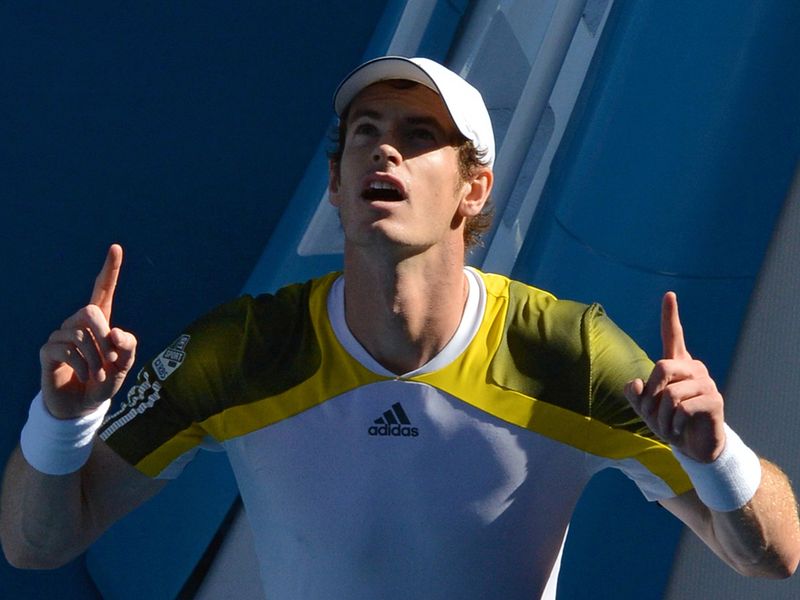 Andy Murray continued his Australian Open campaign with victory against Ricardas Berankis.
