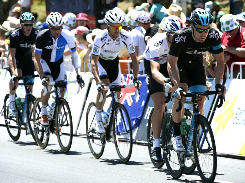 The team worked hard to keep the race together and shut down early moves