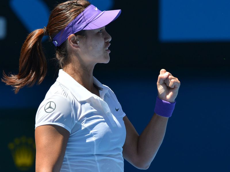 ...as Li stormed to a 6-2 6-2 win, powering into her second Australian Open final