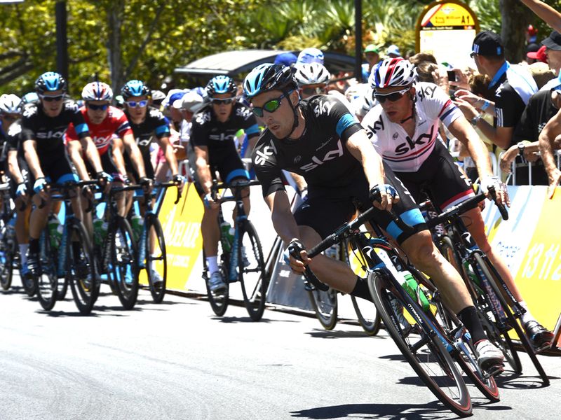 Team Sky put two superb lead-outs together to help Thomas collect four valuable seconds