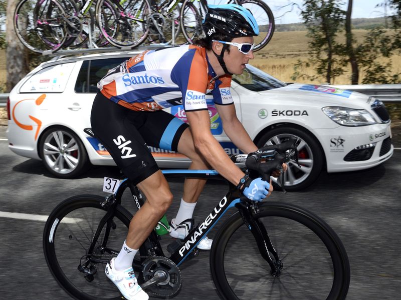 Geraint Thomas came close to snagging some precious bonus seconds but just missed out