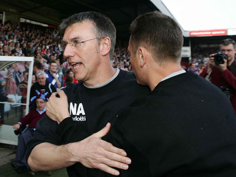 ''Who needs Mourinho, we've got our physio!'' rang from the Glanford Park terraces as he lead Scunthorpe to automatic promotion and the League One title.