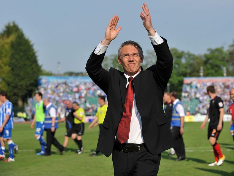 Achieving a club record of clean sheets in one season and winning seven out of eight games in April, Adkins took The Saints up automatically.