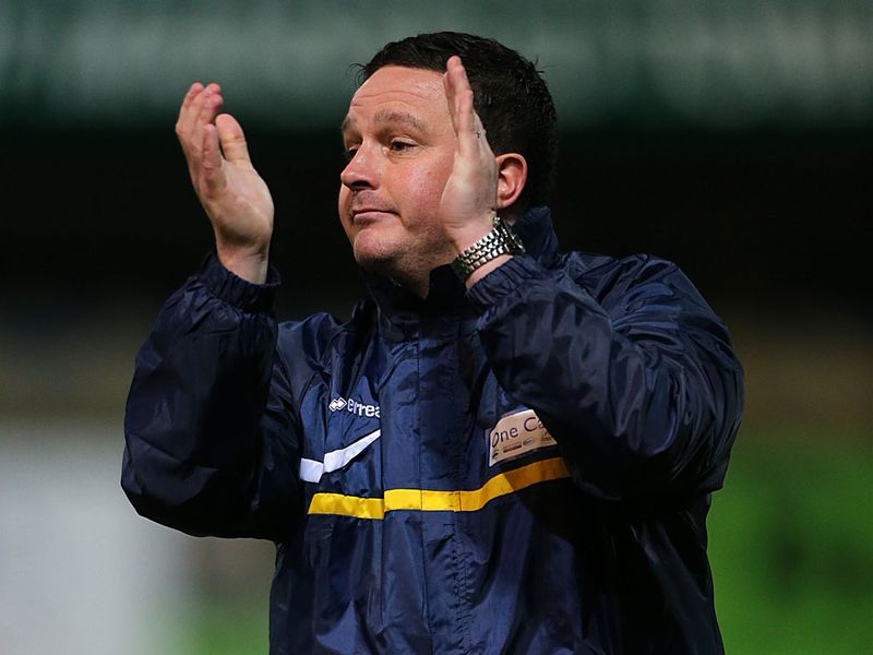 Mansfield coach Paul Cox applauds the support at Field Mill and can feel proud of a gutsy performance from The Stags.
