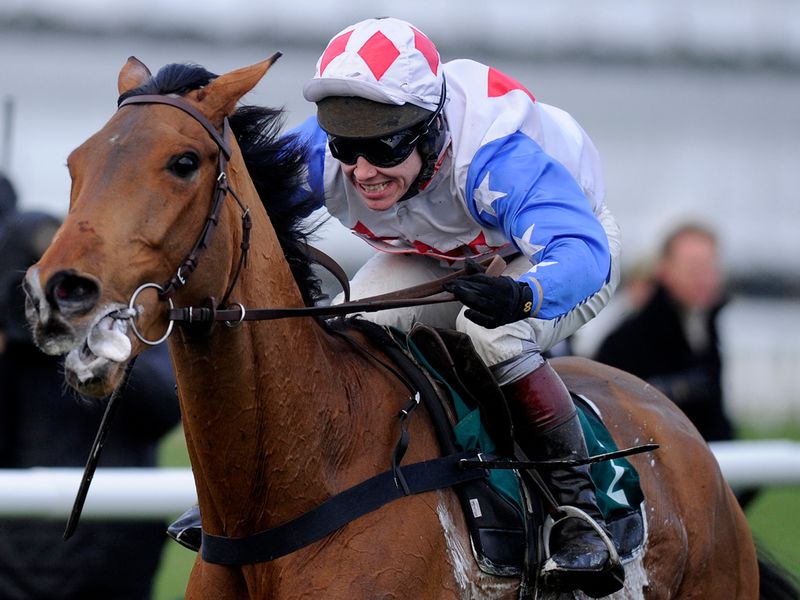 Reve de Sivola just held on from Oscar Whisky in the Cleeve Hurdle
