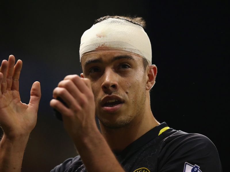 Di Santo claps Wigan's travelling supporters after a welcome away point is earned